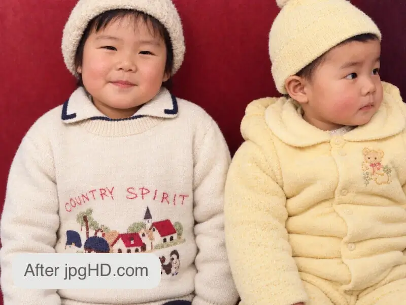 AI old photo restoration and image enhancement - Ultra Restoration after